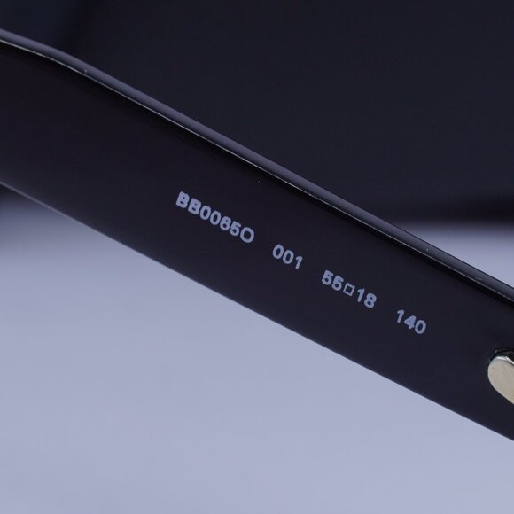 Balenciaga BB0065O 001 Rectangle Eyeglasses 55mm - Black - Picture 8 of 9